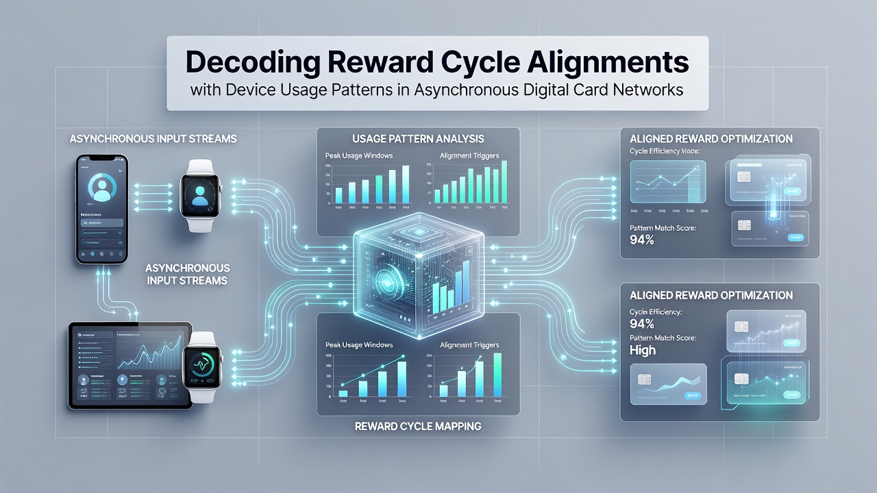 Data visualization charts showing correlations between asynchronous reward triggers and multi-device activity sequences