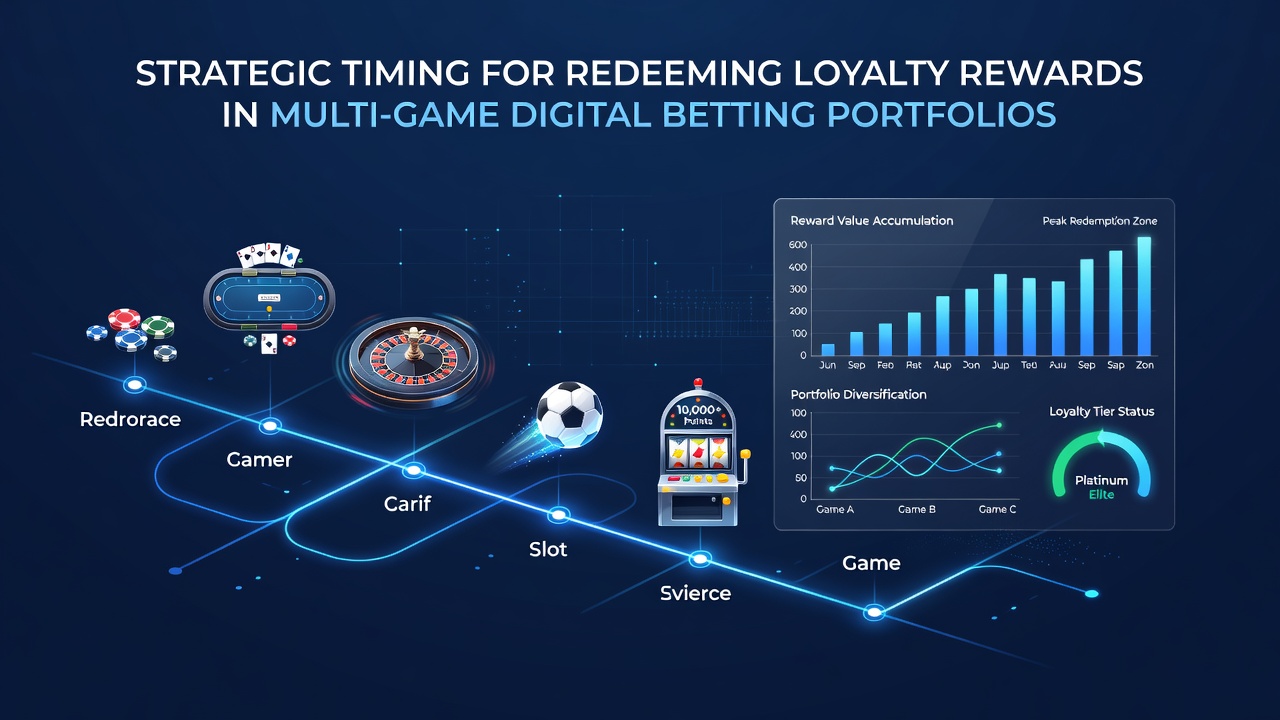 Multi-game digital betting portfolio reward redemption chart